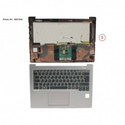 38037846 - UPPER ASSY SILV INCL. KEYBOARD FRANCE