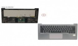 38044984 - UPPER ASSY SILV INCL. KEYBOARD GERMAN