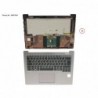 38037854 - UPPER ASSY SILV INCL. KEYBOARD RUS/US