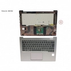 38037852 - UPPER ASSY SILV INCL. KEYBOARD US