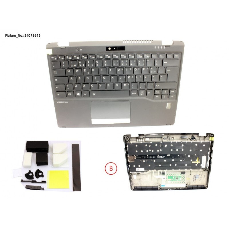 34078693 - UPPER ASSY INCL. KEYB PORTUGAL W/FP