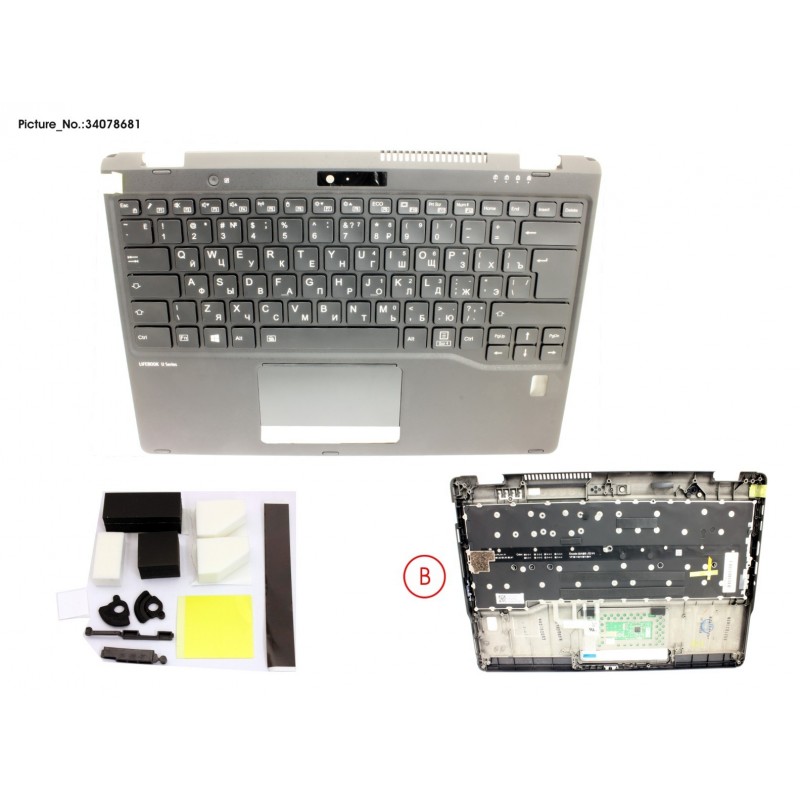 34078681 - UPPER ASSY INCL. KEYB RUS W/FP