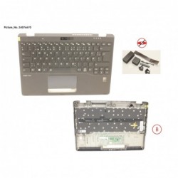 34076670 - UPPER ASSY INCL. KEYB DENMARK W/FP