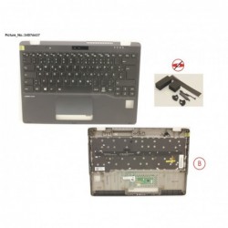 34076637 - UPPER ASSY INCL. KEYB GERMAN FOR PV