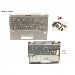 34076636 - UPPER ASSY INCL. KEYB GERMAN W/FP