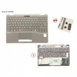 34074002 - UPPER ASSY INCL. KEYB GERMAN FOR PV