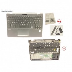 34074009 - UPPER ASSY INCL. KEYB NORDIC W/FP(ALT)