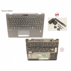 34074015 - UPPER ASSY INCL. KEYB SWISS W/FP(ALT)