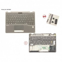 34074004 - UPPER ASSY INCL. KEYB UK W/FP(TBT)