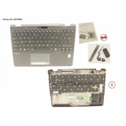 34074006 - UPPER ASSY INCL. KEYB US W/FP(ALT)