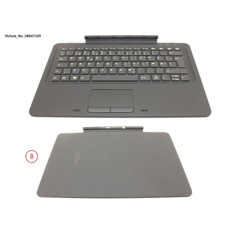 38047376 - UPPER ASSY INCL KEYBOARD SWISS