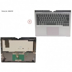 38042709 - UPPER ASSY INCL KEYBOARD UK