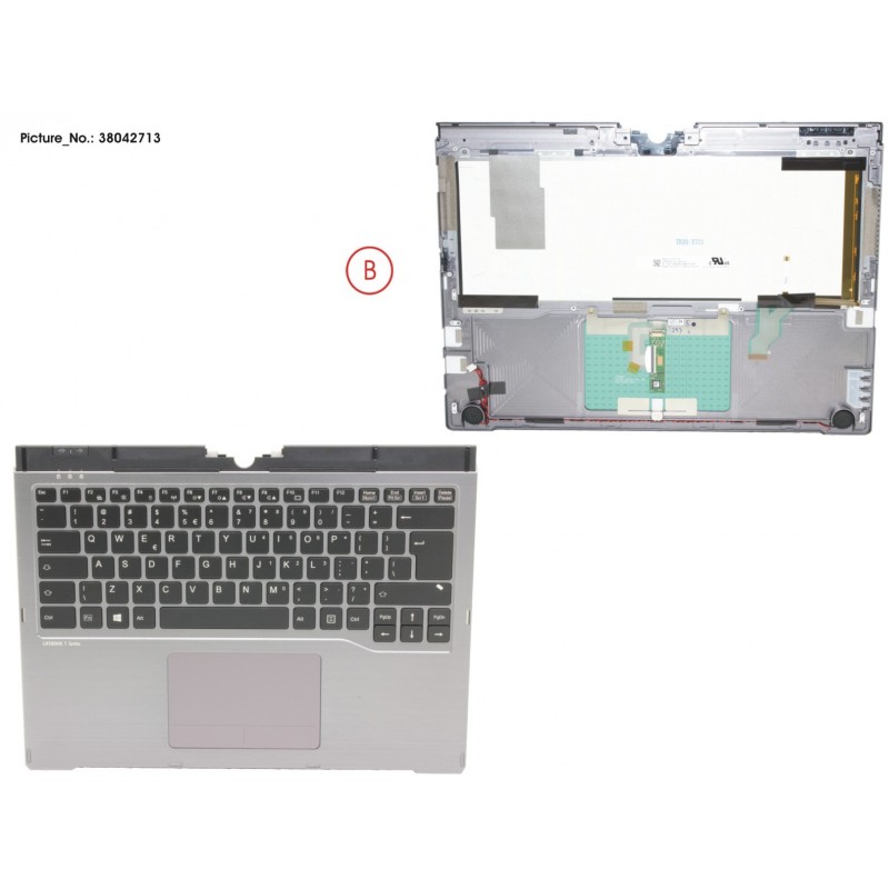 38042713 - UPPER ASSY INCL KEYBOARD US