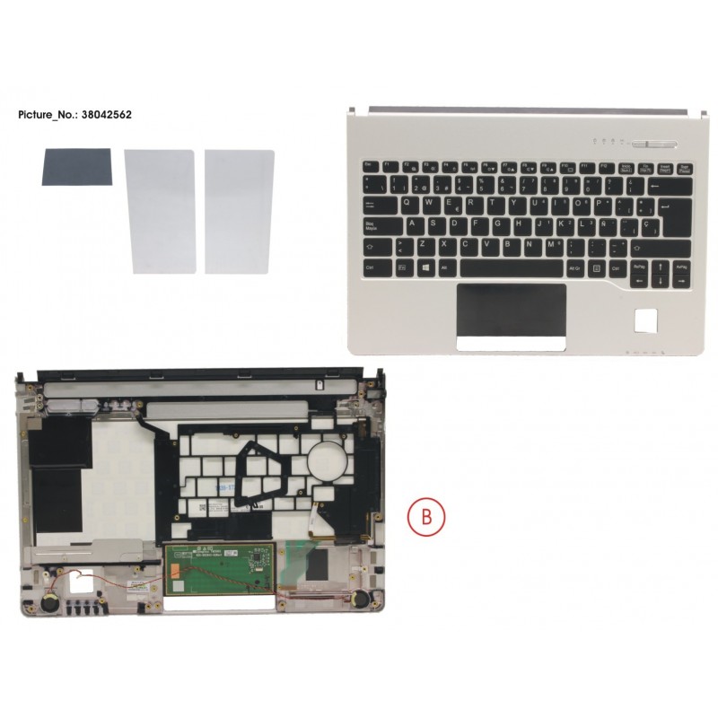 38042562 - UPPER ASSY INCL. KEYBOARD SPAIN