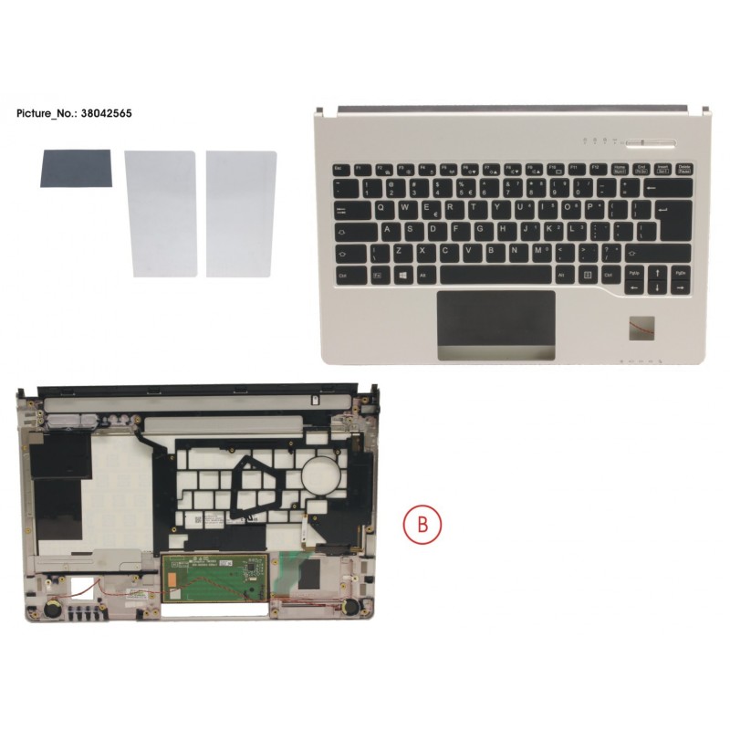 38042565 - UPPER ASSY INCL. KEYBOARD US