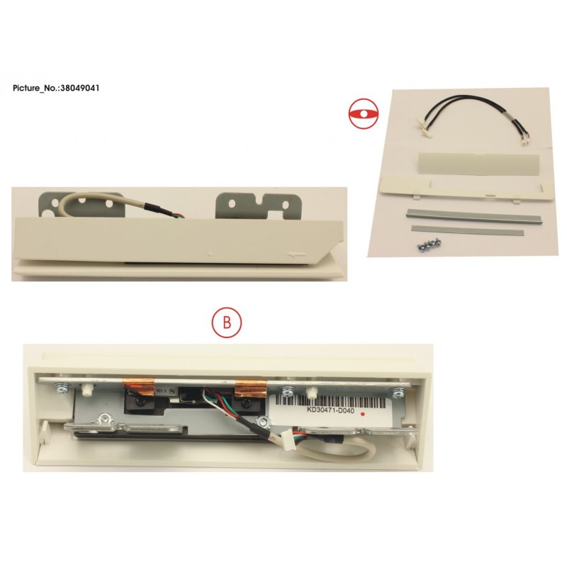 38049041 - D75 MSRM 3-TRACK WHITE