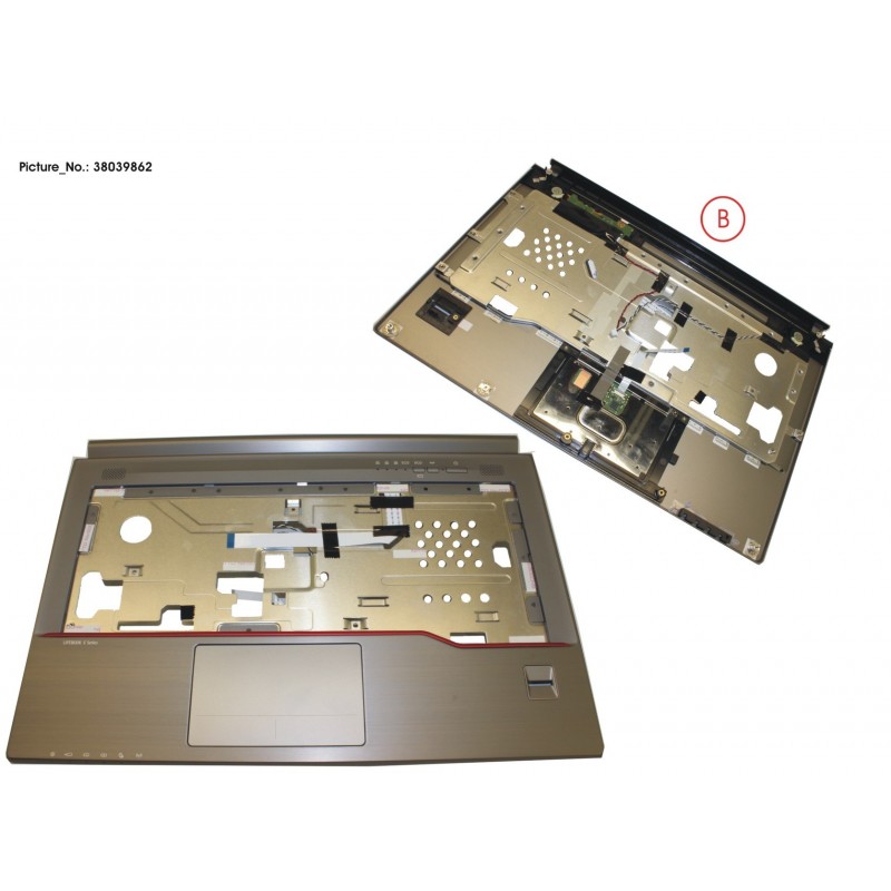 38039862 - UPPER ASSY W/ FP (INCL. SPEAKER)