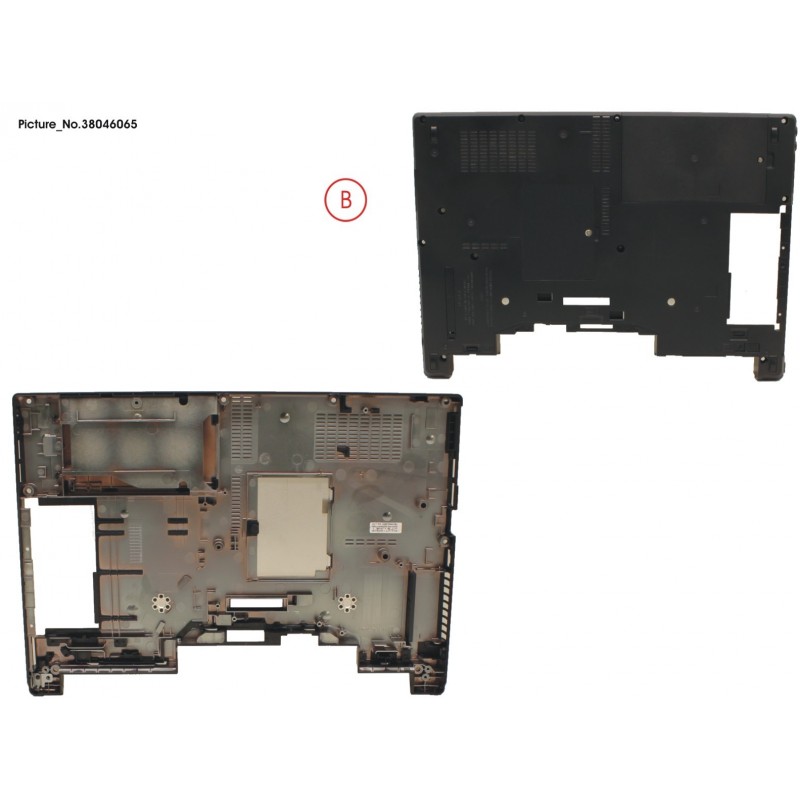 38046066 - LOWER ASSY (W/ SMART CARD SLOT)