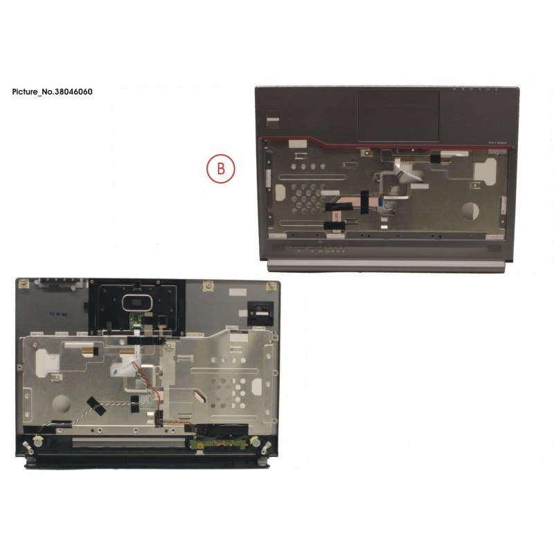 38046060 - UPPER ASSY W/ FP (INCL. SPEAKER)