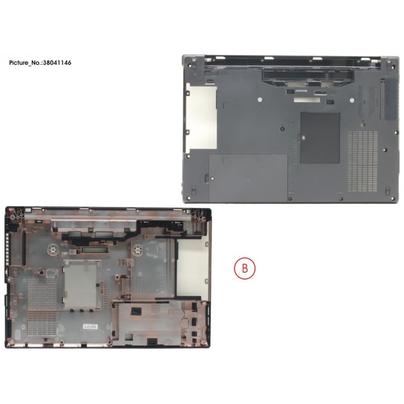 38041146 - LOWER ASSY (W/ SMART CARD SLOT)