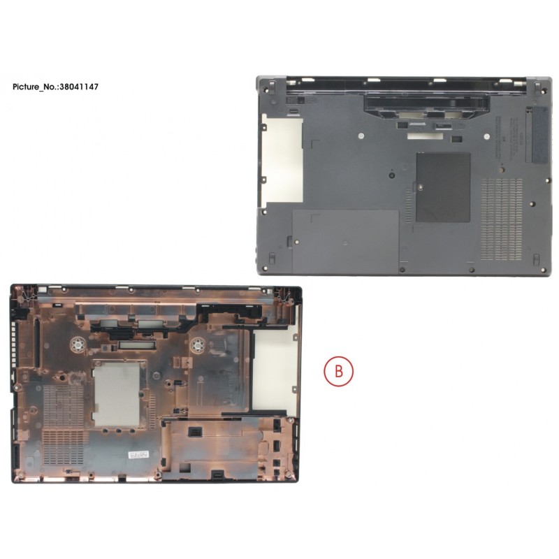 38041147 - LOWER ASSY (W/O SMART CARD SLOT)