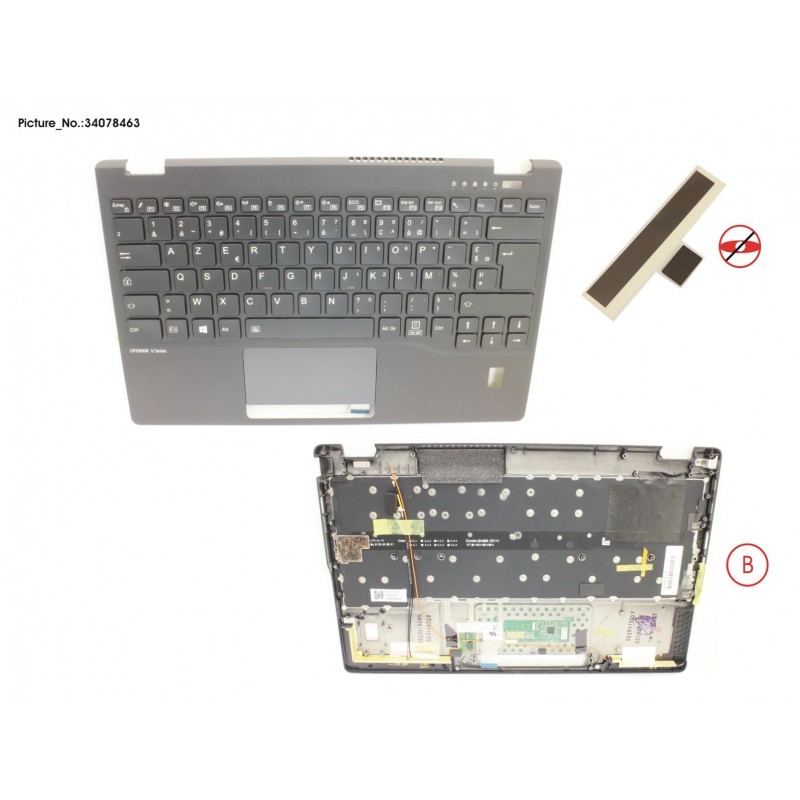 34078463 - UPPER ASSY INCL. KB FRANCE W/FP(TBT)4G