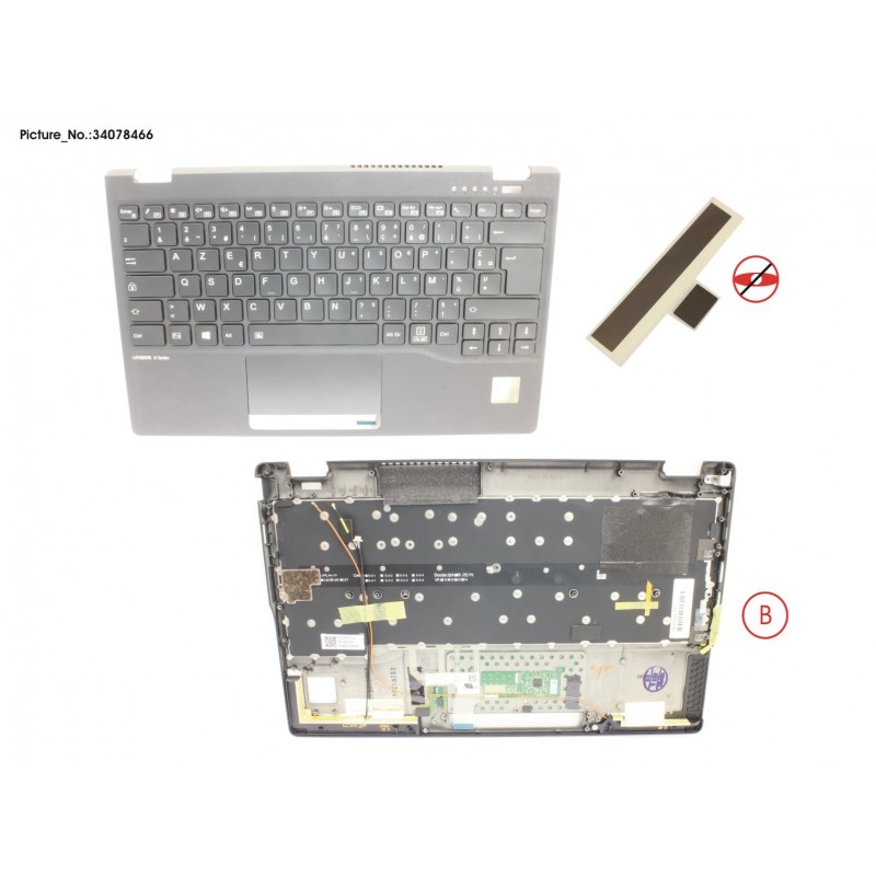 34078466 - UPPER ASSY INCL. KB FRANCE W/PV(TBT)4G