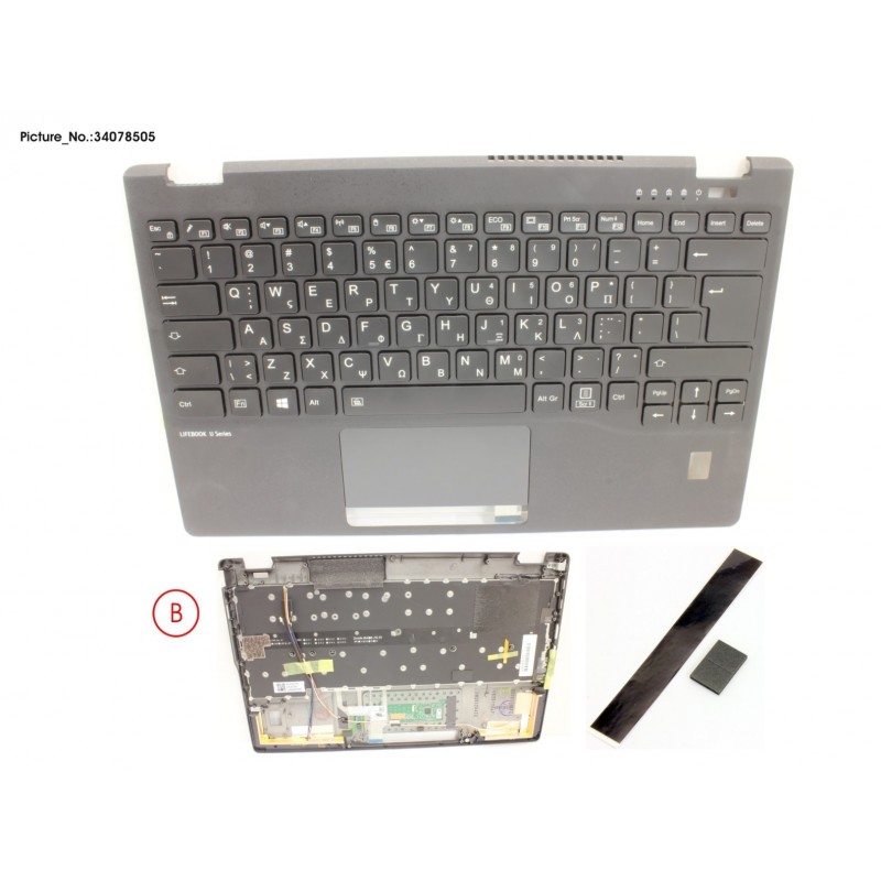 34078505 - UPPER ASSY INCL. KB GREECE W/FP(TBT)5G