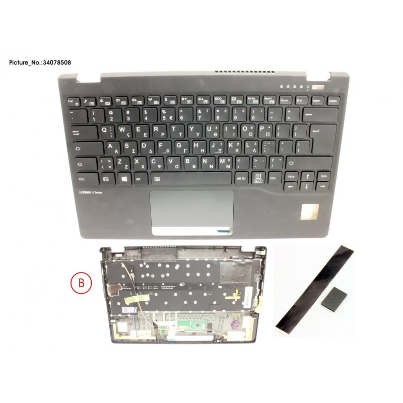 34078508 - UPPER ASSY INCL. KB GREECE W/PV(TBT)5G