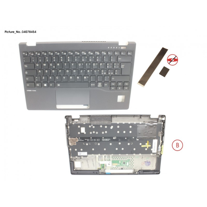 34078454 - UPPER ASSY INCL. KB ITALIAN W/PV(TBT)