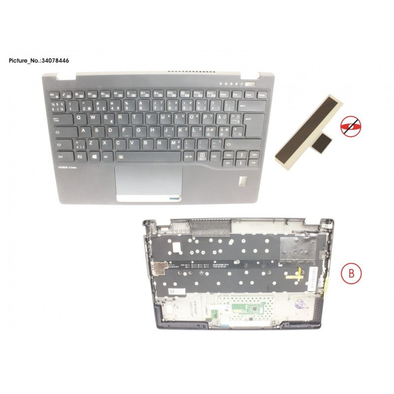 34078446 - UPPER ASSY INCL. KB NORDIC W/FP(TBT)