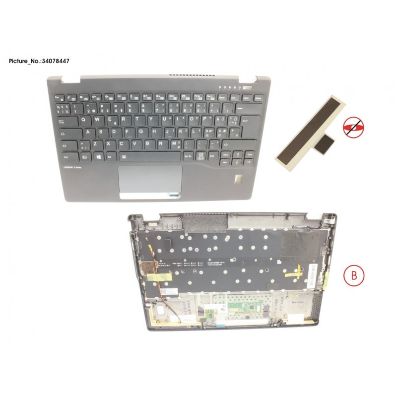 34078447 - UPPER ASSY INCL. KB NORDIC W/FP(TBT)4G