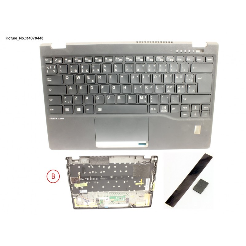 34078448 - UPPER ASSY INCL. KB NORDIC W/FP(TBT)5G