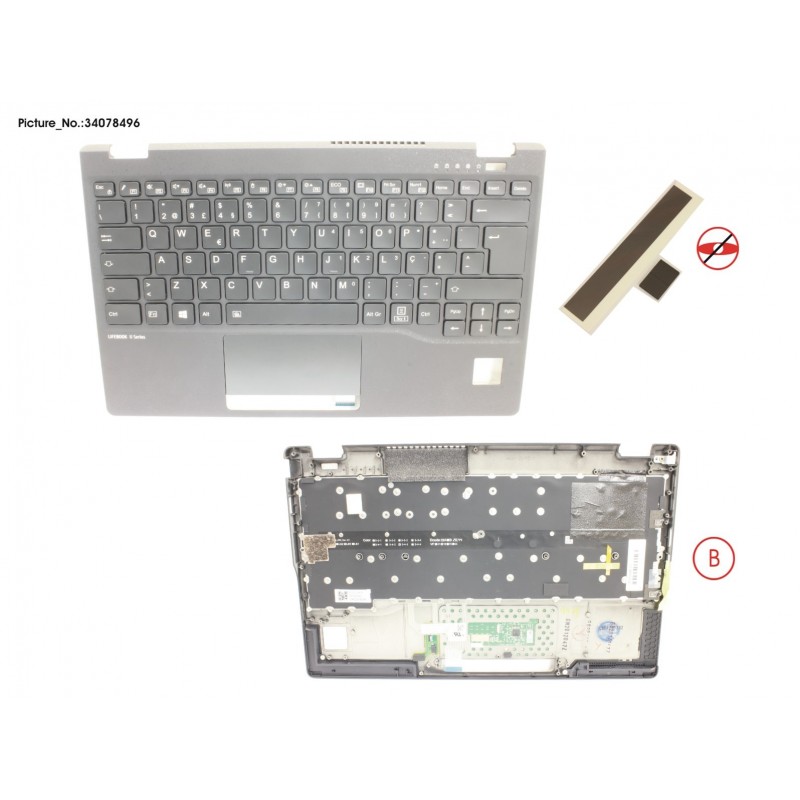 34078496 - UPPER ASSY INCL. KB PORTUGAL W/PV(TBT)