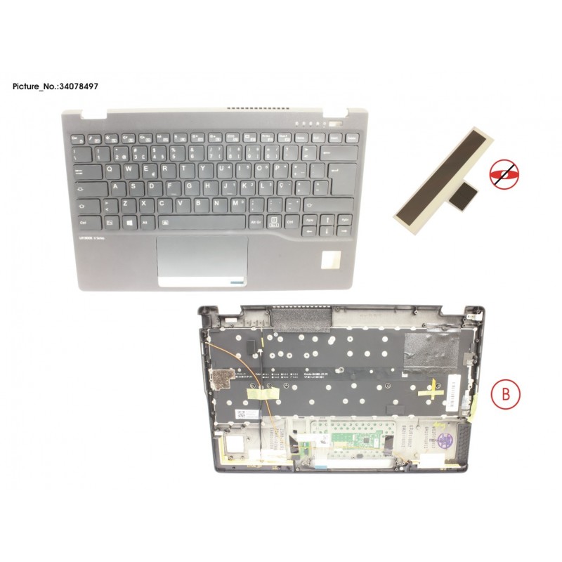 34078497 - UPPER ASSY INCL. KB PORTUGAL W/PV(TBT)4G