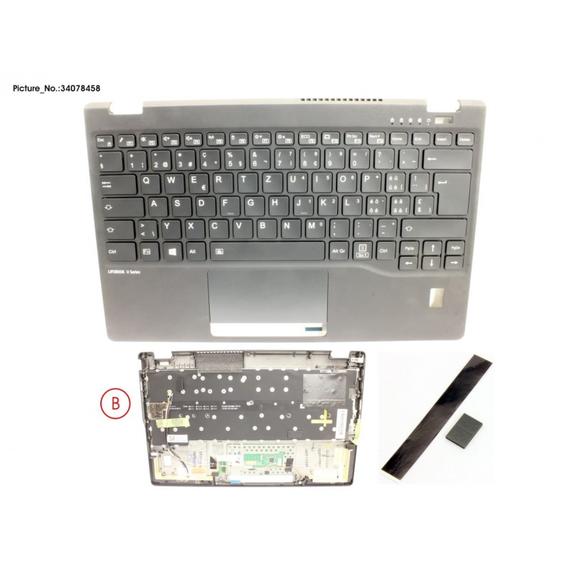 34078458 - UPPER ASSY INCL. KB SWISS W/FP(TBT)5G