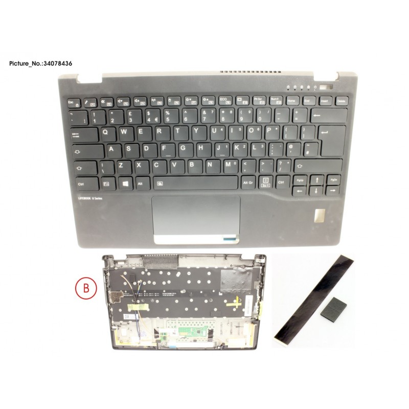 34078436 - UPPER ASSY INCL. KB UK W/FP(TBT)5G