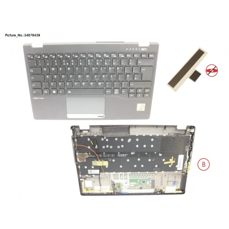 34078438 - UPPER ASSY INCL. KB UK W/PV(TBT)4G