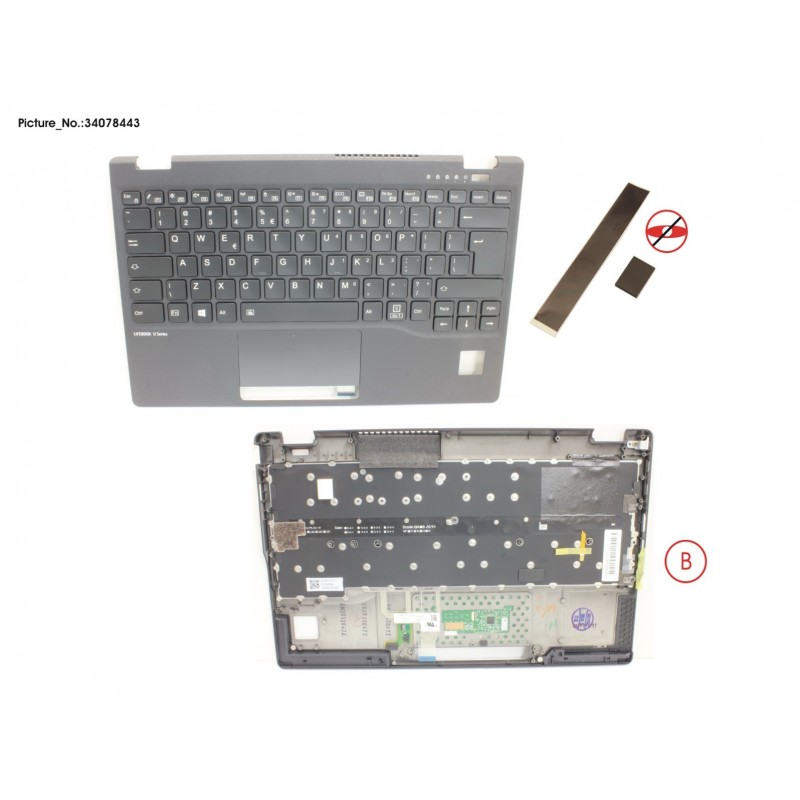 34078443 - UPPER ASSY INCL. KB US W/PV(TBT)