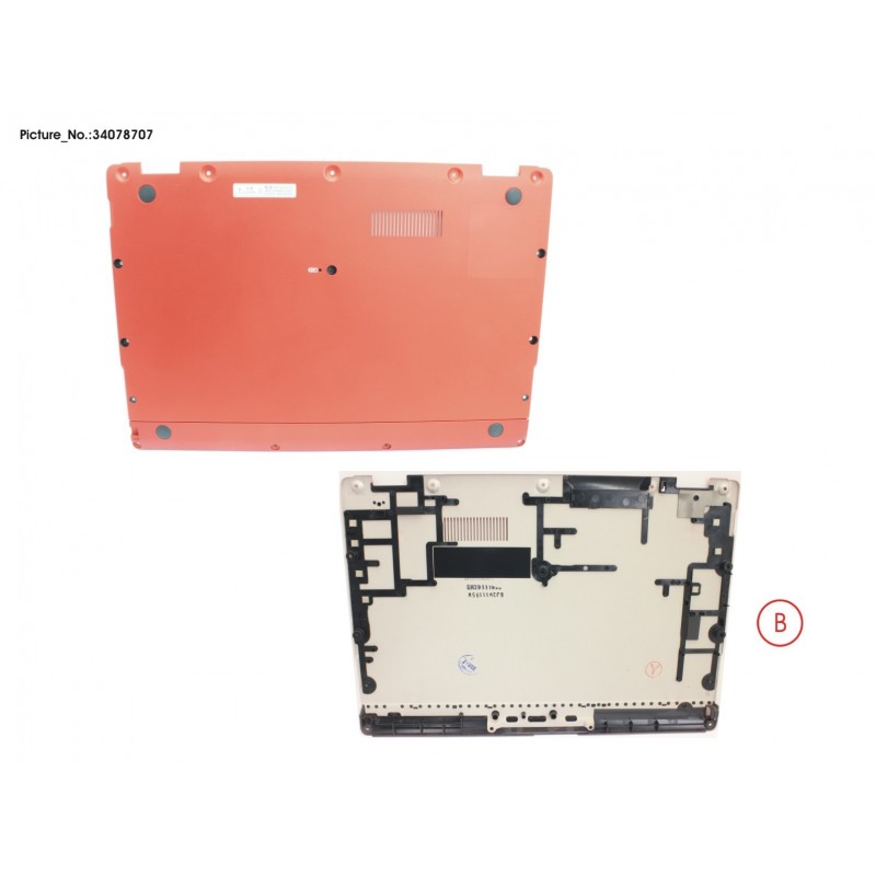 34078707 - LOWER ASSY (RED)