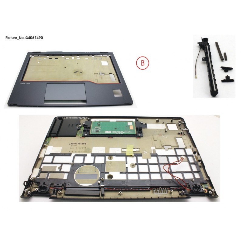 34067490 - UPPER ASSY W/ SMARTCARD (FOR WWAN)