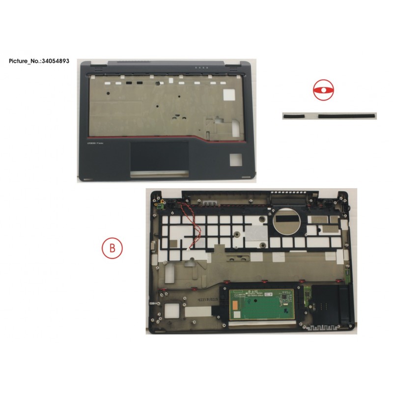 34054893 - UPPER ASSY W/ SMARTCARD