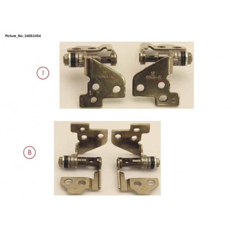 34053454 - HINGE SET LEFT/RIGHT