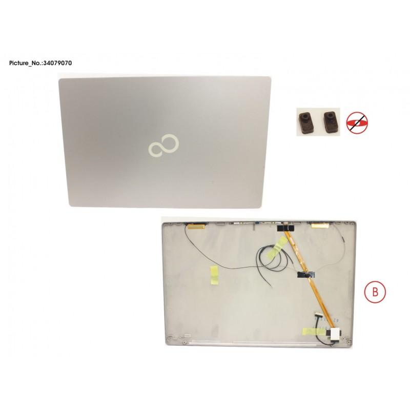 34079070 - LCD BACK COVER ASSY (W/ RGB, EPRIV)