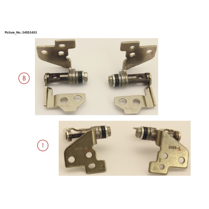 34053453 - HINGE SET LEFT/RIGHT