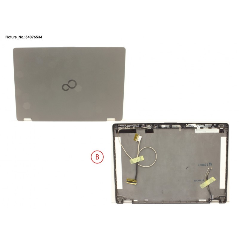 34076534 - LCD BACK COVER ASSY(W/RGB CAM,NON-TOUCH)