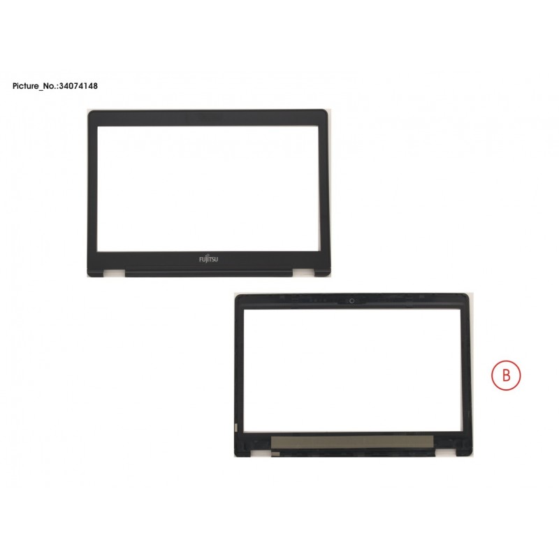 34074148 - LCD FRONT COVER (FOR FHD W/O CAM/MIC)