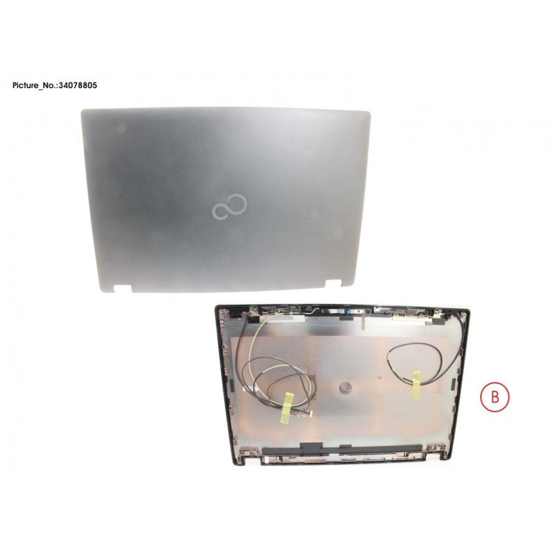 34078805 - LCD BACK COVER ASSY (W/ TOUCH W/ RGB)