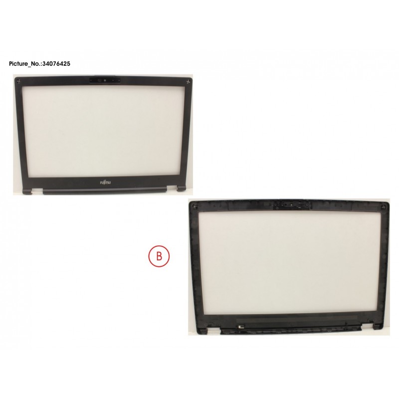 34076425 - LCD FRONT COVER (HD, FOR RGB CAM)
