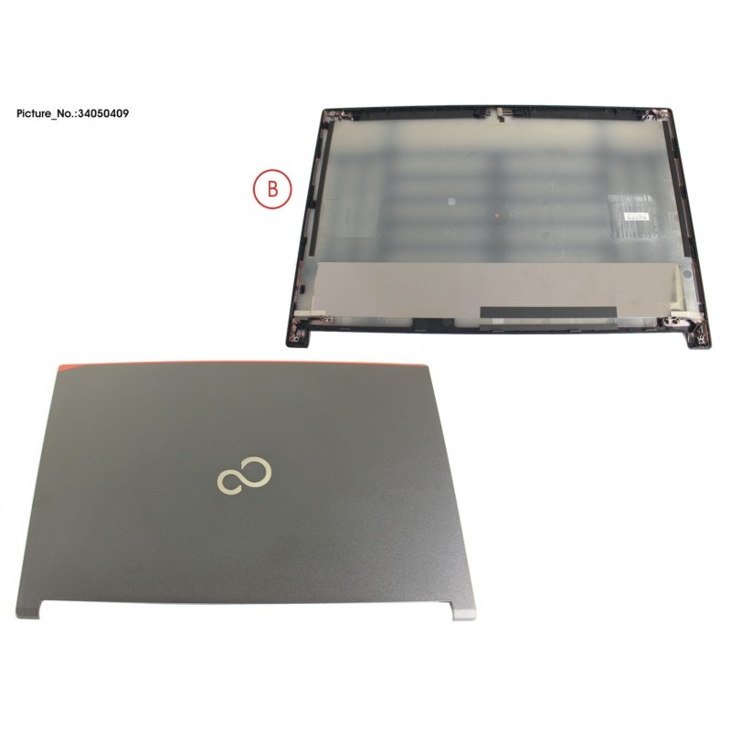 34050409 - LCD BACK COVER ASSY (HD, FOR CAM WWAN)